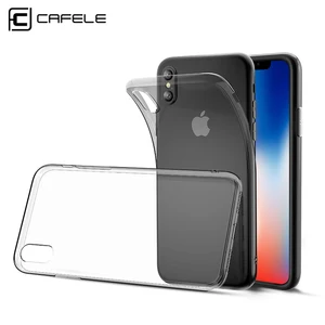 CAFELE Original High Clear Wholesale Phone Cover Ultra thin Slim Soft TPU Clear Case for iPhone X Xs Max