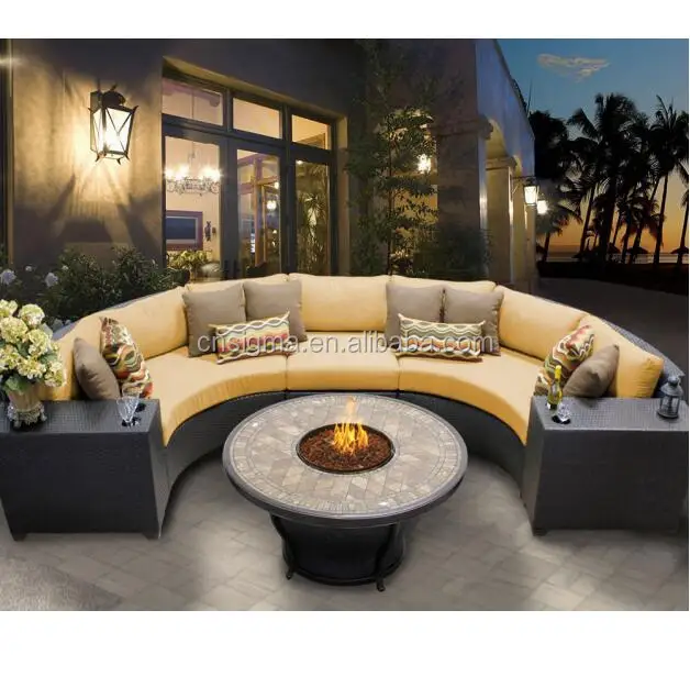 Semicircular Outdoor Furniture Sofa Recliner Garden Rattan Sofa - Buy  Affordable Patio Furniture,Patio Furniture On Sale,Sofa Set Product on  Alibaba.com