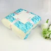China wholesale high quality double layer 100%polyester flannel sherpa baby blanket