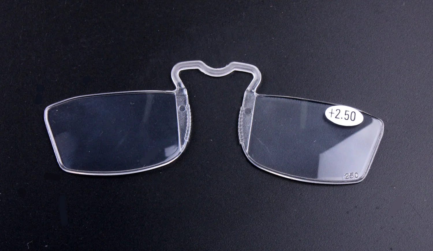 No Frame Clip On Reading Glasses Older Mirror Nose Clip Mini Small Frame Eyeglasses Transparent