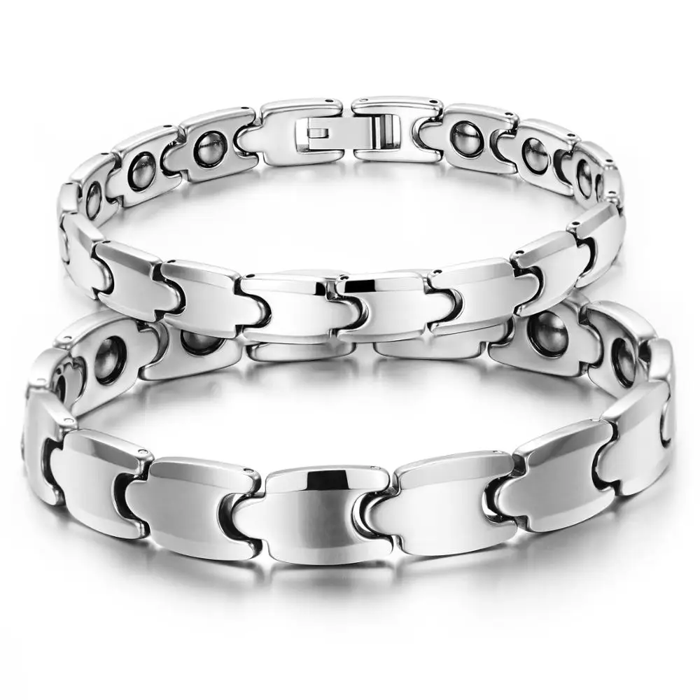 Manufacturer Stainless Steel Mens Infrared Ion Magnet Germanium Bracelet Japan