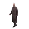 Manufacturer worth-having muslim thobe dubai abaya in stock islamic handsome men daily wear kaftan jubah robe dubai abaya