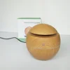 Environmental ultrasonic aroma oils diffuser Supplier Fast Shipping LED USB Air Humidifier Wood Cheap Price