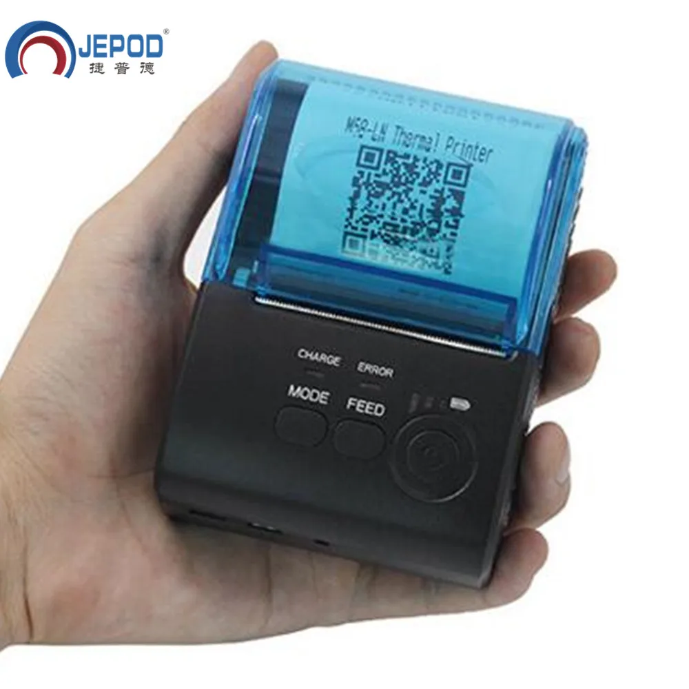 

Hot Sales! JEPOD JP-5805LYA Mini Portable 58mm USB Bluetooth Thermal Mobile Printer For Android/Ios/wins phone, Black
