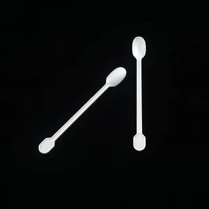 Image of High quality mini biodegradable eco-friendly 118 mm corn disposable coffee stirring spoon