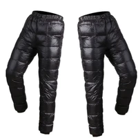 

custom logo puff jacket 90% down 10% feather outdoor nylon white duck down pants