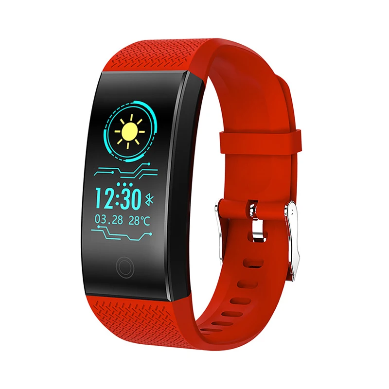 

new products QW18 Smart Wristband Intelligent reloj inteligente Sport Bracelet Fitness Sleep Tracker IP67 waterproof Watch, Black, red, blue, orange