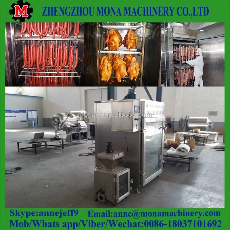 Industrial Smoking Machine Fish/meat Smoker Chamber /meat Smoking