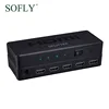 HDMI splitter 1 input 4 output, split one hdmi signal to four displays Plastic HDMI Splitter 1X4 Mini Type Support 3D 1080P
