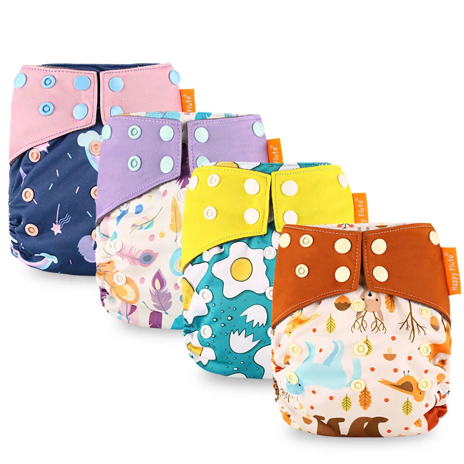 

Elinfant Baby Washable Diaper Baby Cloth Diaper Cover Sleep DiaperAIO Baby Cloth Diaper
