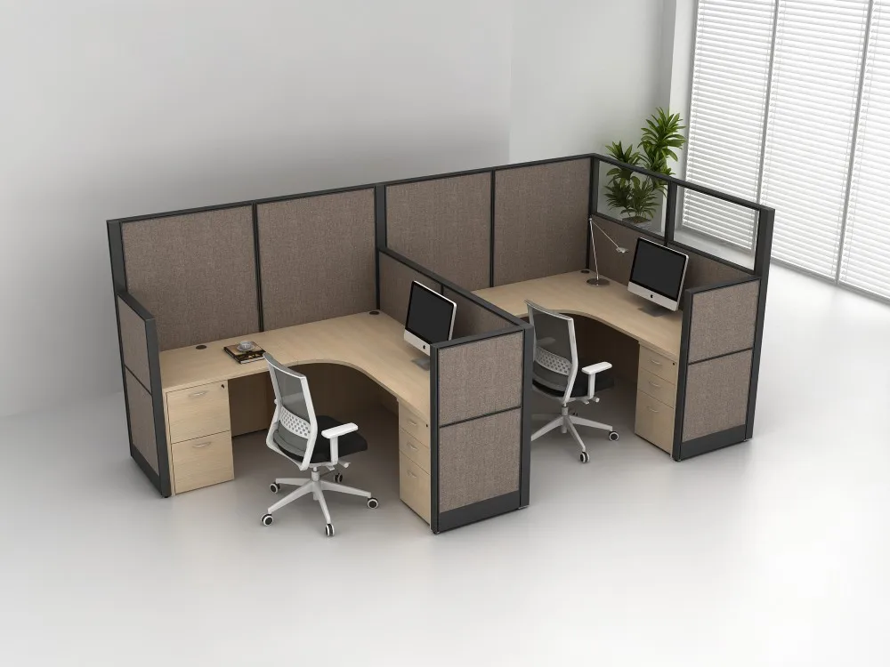 Office Cubicle For 4 Person,Wooden Office Cubicle,Office Cubicle Design