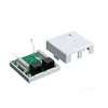 High-impact housing 86 type Cat5e UTP Double Port cat5 surface mount box 2 port for keystone surface mount box rj45