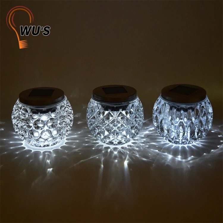 Cheap price hot holiday decoration lights LED outdoor crystal ball light