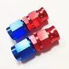 Hose Ends Adapter Straight Red Blue Black Custom Braided Fuel Line Fittings For Racing Car