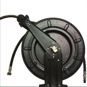 Image of Automatic Retractable Flexible Steel Wire Hose Reel High Pressure Water Hose Reel Combined Reels Car Wash Equipment