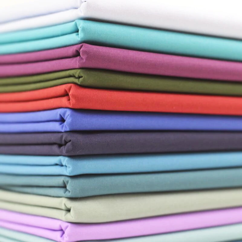 
Wholesale plain color high quality cotton soft India import fabric 