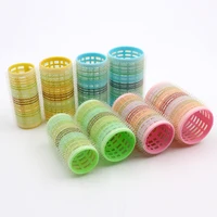 

OEM colorful multi-sizes hair roller durable plastic curler hair rollers