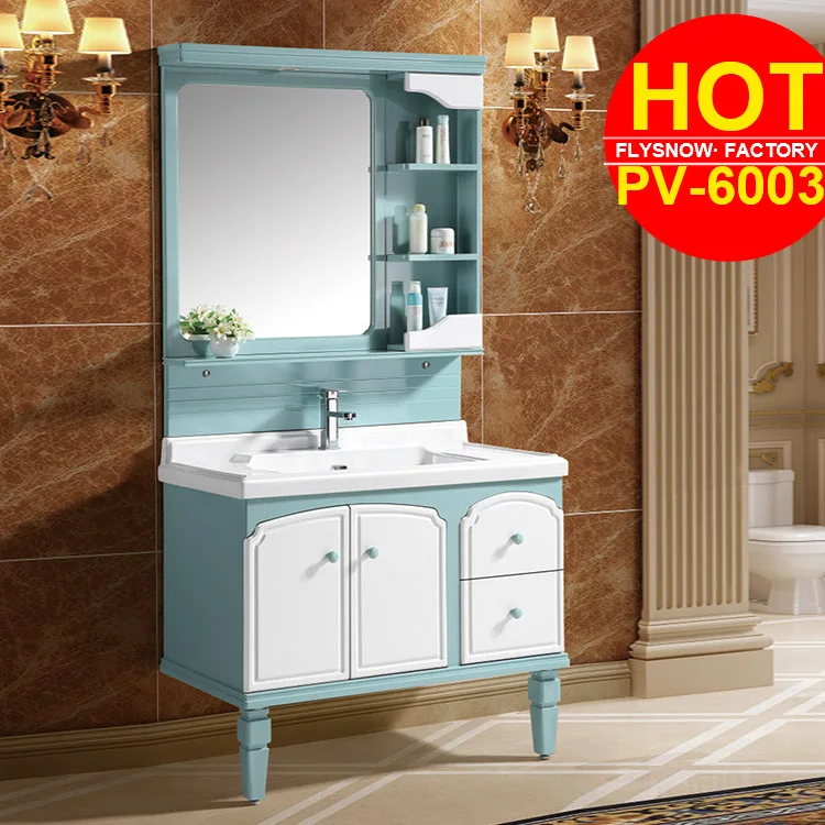 Chinese Used Modern Design PVC Bathroom Vanities Cabinets