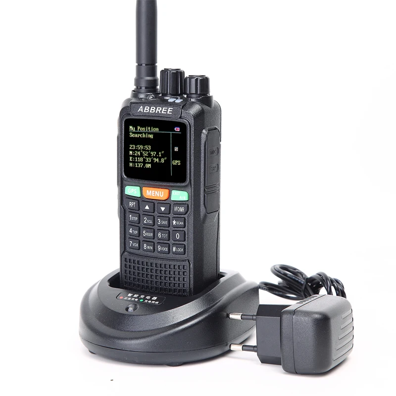 

ABBREE AR-889G GPS SOS 10W 999CH Night Backlight Duplex Repeater Ham CB Radio Walkie Talkie
