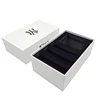 custom white cardboard gift packaging boxes with EVA foam insert
