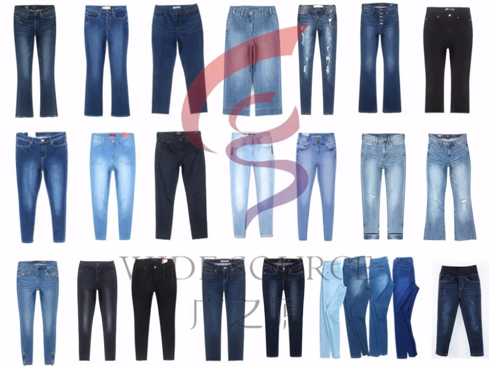 Gzy Good Selling Stock Lots Jeans Mixed Styles Size Designer Jeans