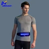 fashion style waterproof cycling running led safety fanny pack waist bag for motorcycle