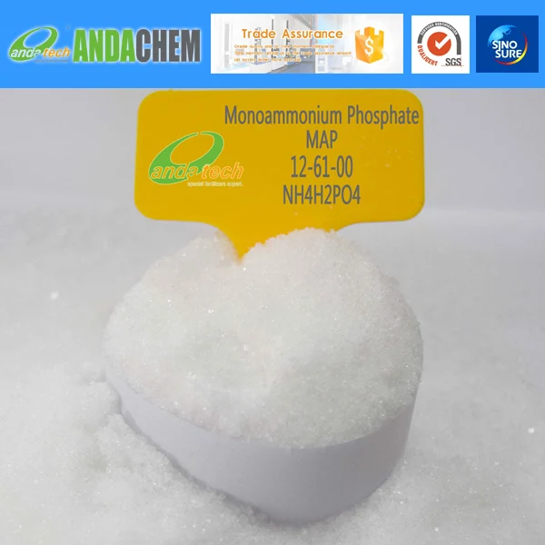 Ammonium Phosphate Mono Basic Map Fertilizer Tech Grade Powder Straight Fertilizers Monoammonium 7480