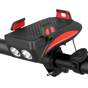 UP 4 1 Rechargeable Bicycle Headlight Power Bank & Bell