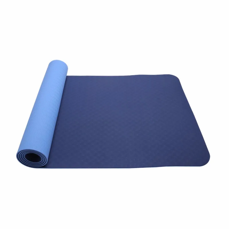 

180*63 180*81cm Custom Logo TPE Yoga Mat Factory , Bulk Wholesale Double Layer Fitness Exercise Mat For Home Gym Studio Workout, Blue,green,yellow,red,pink,black,gray ,etc