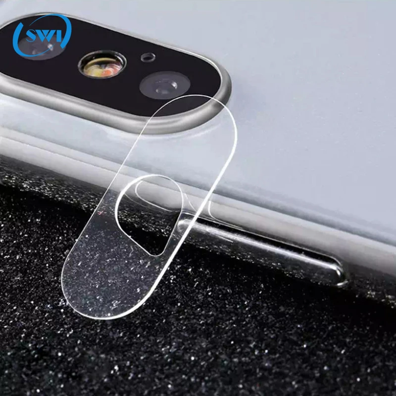 

Tempered Glass Camera Lens protective Film For Iphone X XR XS, White