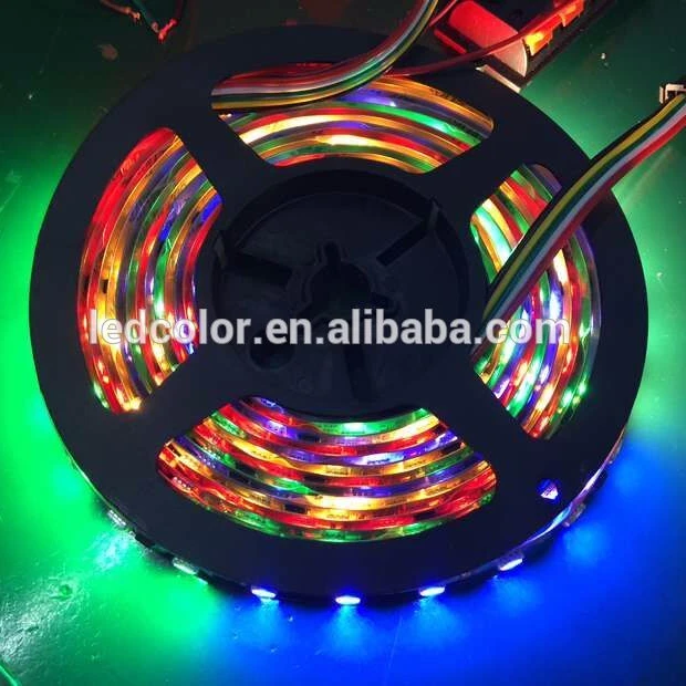 5v/12v/24v dmx controller dmx addressable rgb/rgbw led strip 30/32/60/72led per meter