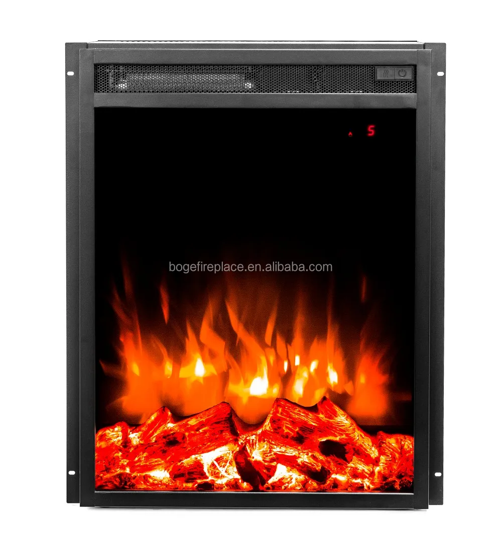 Effect Electric Insert Fireplace, 750W, Metal - detail 2