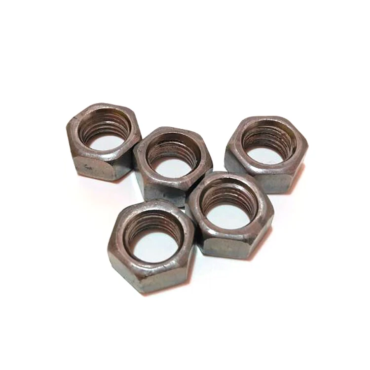 
high strength high tensile steel structural hex head bolts hex nuts grade 8.8 class 8.8 plain color zinc plated HDG DIN931 933 