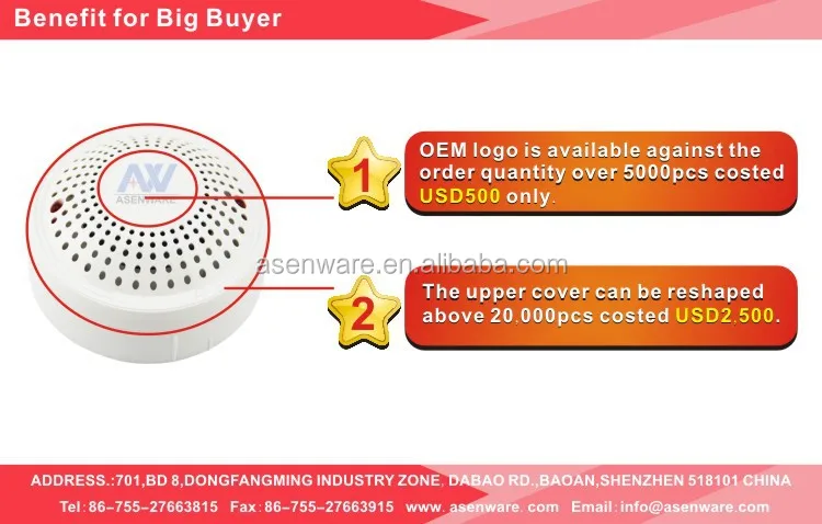 Combo Smoke Detector and Carbon Monoxide Alarms