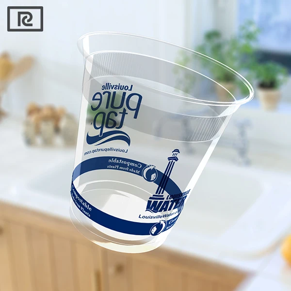 
T-PLA1-T yogurt sauce jelly coffee ice cream gelato 1oz 2oz 3oz 4oz 5oz 6oz 7oz 8oz 9oz disposable biodegradable PLA plastic cup 