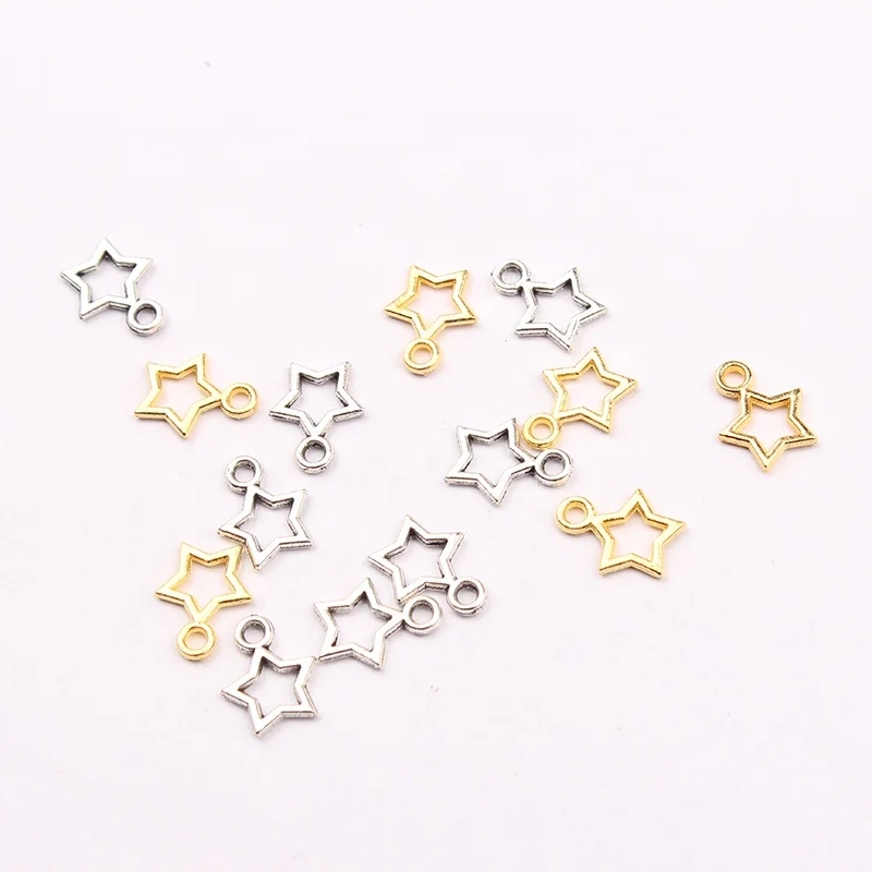 

Vintage Zinc Alloy Charms Stars Charms Pendants For DIY Necklaces Bracelets Jewelry Accessories
