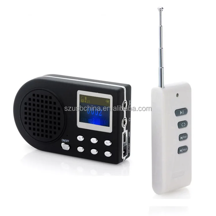 

Hunting bird sounds MP3 with remote control cp-360B mp3 player bird caller machine, Black