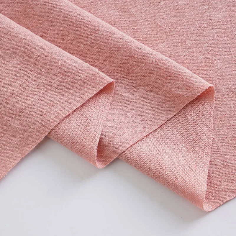 
Wholesale knitted natural hemp jersey fabric for garment 