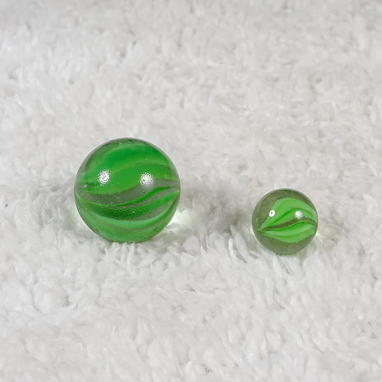 
Supermarket printing play glass marbles ball with 8 petals 
