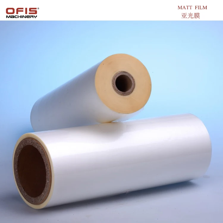 BOPP Glossy Matt Hot Laminating Film 300mm*200m 25mic Thickness