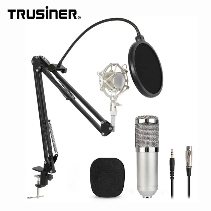 

Good Quality Microfono Condenser, Black/silver/custom