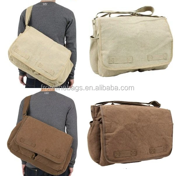 Eco Canvas Side Bag Blank Canvas Messenger Bag Men Buy Canvas Side