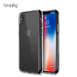 Clear Case Reinforced TPU Bumper Hybrid Cushion Scratch Resistant Hard Back Panel Cover for iPhone X/10