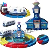 Happy funny music and flashing lights castle amusement game machine rain track for kids