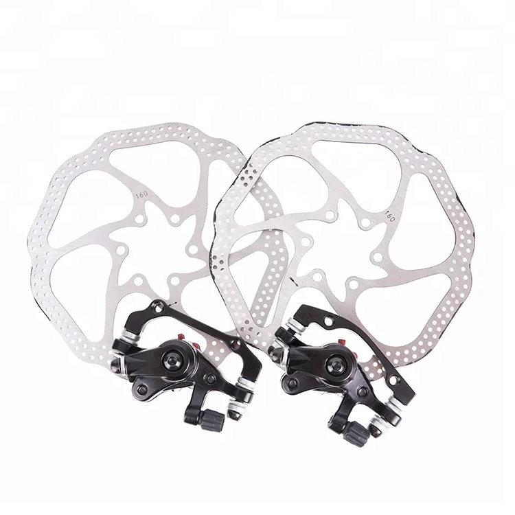 

High Quality Aluminum Mountain Bike Road Front and Rear Bicycle Disc Brake Set From Factory For Sell