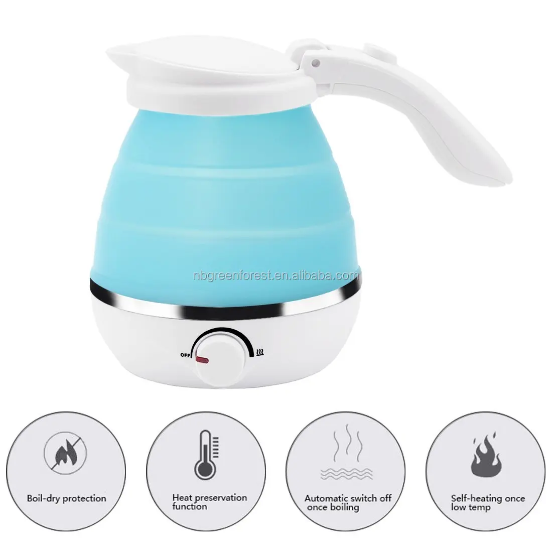 Portable Silicone Electric Kettle Buy Portable Silicone Electric