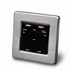 Stainless steel frame 13A BS standard 2 USB socket