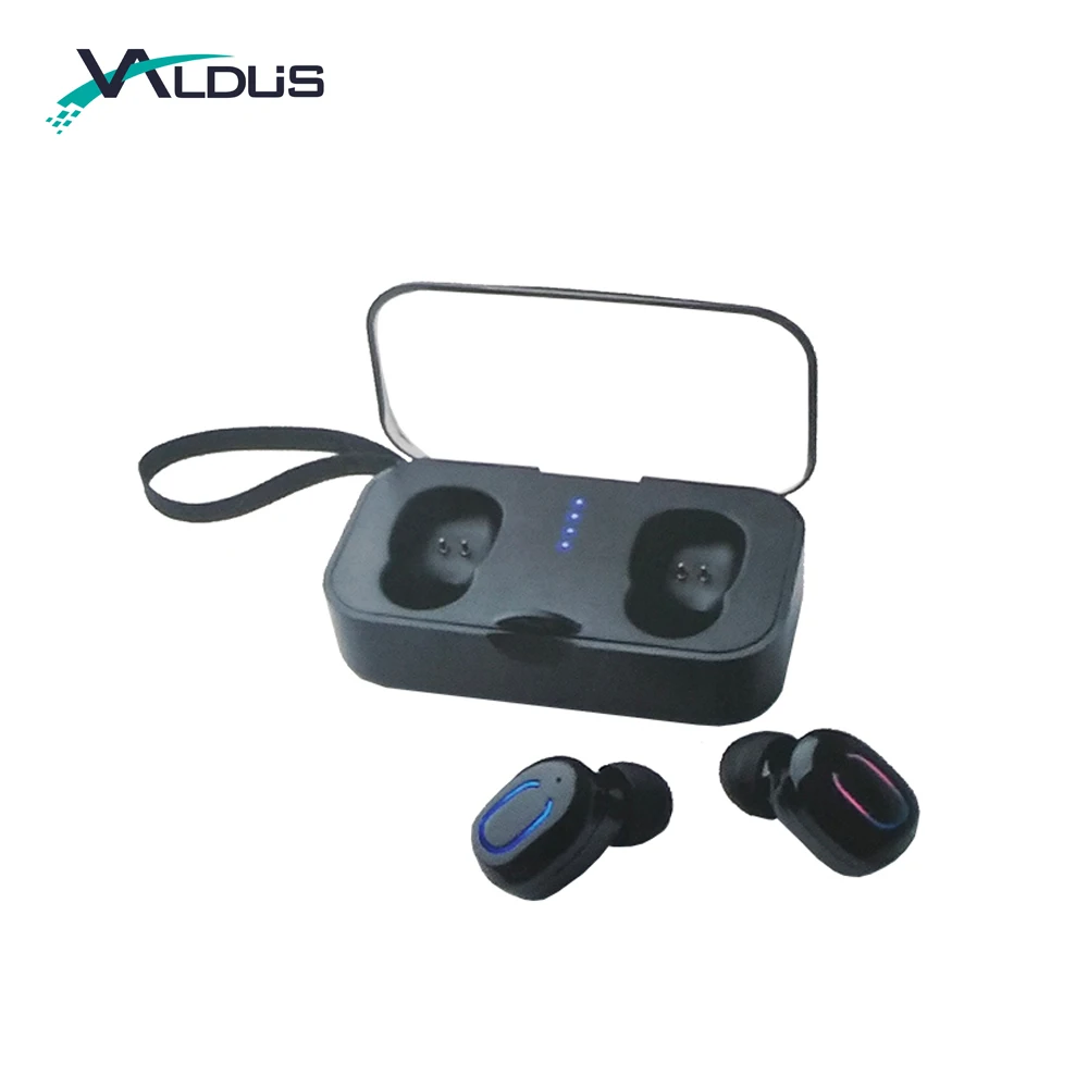 

2019 TWS Wireless Earbuds Waterproof BLE Earphone Wireless Earbuds With Charging Case TWS-T18S