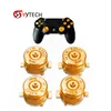 SYYTECH Metal Bullet ABXY Replacement Part Button Joystick Thumbstick Caps For PS4