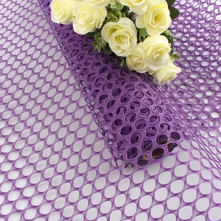 Factory Direct Wholesale Price Polyester Flower Wrapping Mesh Buy Flower Wrapping Mesh